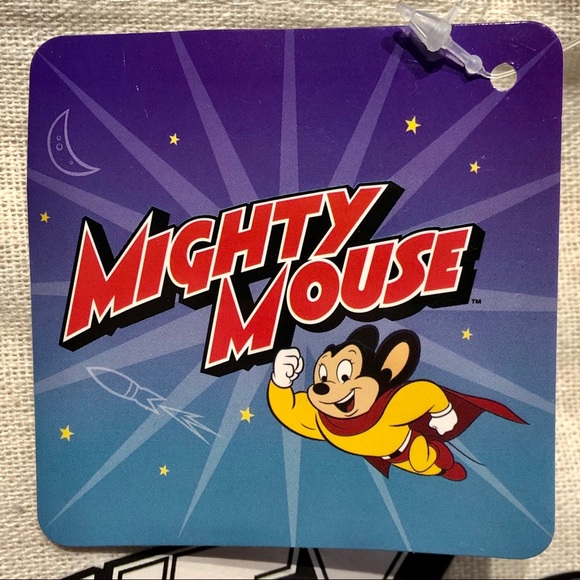 Mighty Mouse Canvas Tote Bag Purse NWT - Picture 6 of 7